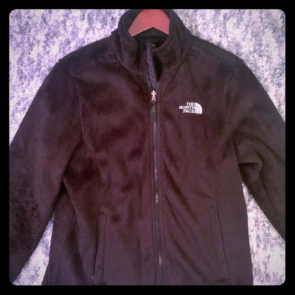 North face medium jacket furry great condition!